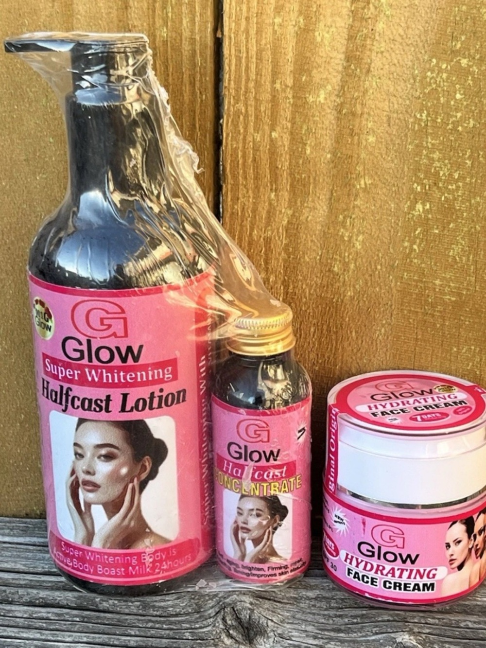 G Glow body lotion  and  Face Cream set 2 pieces set